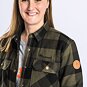 Dámská zateplená košile Pinewood Canada Classic 2.0 - Green/Black